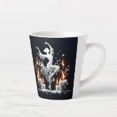 Tasse Latte Danseuse de flamenco (Droite)