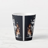 Tasse Latte Danseuse de flamenco (Devant)