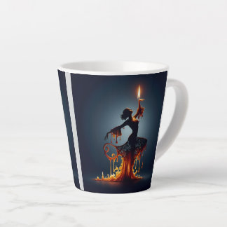 Tasse Latte Danseuse de flamenco