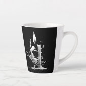 Tasse Latte Danseuse de flamenco (Droite)