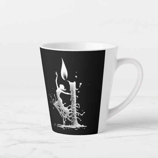 Tasse Latte Danseuse de flamenco (Droite)