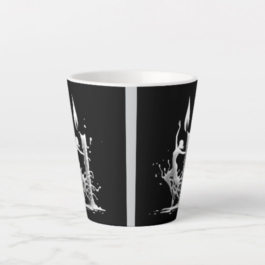 Tasse Latte Danseuse de flamenco (Devant)