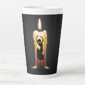 Tasse Latte Danseuse de flamenco (Devant)