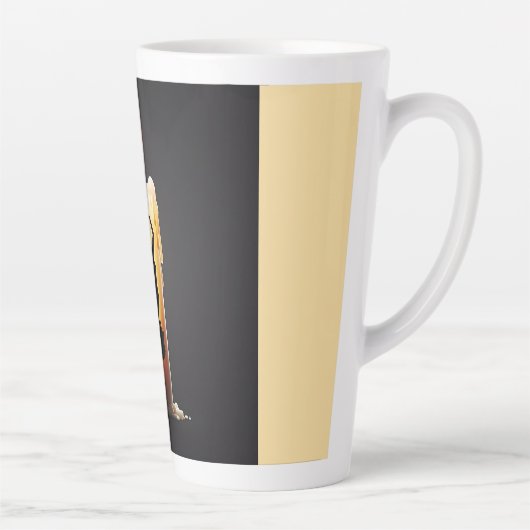 Tasse Latte Danseuse de flamenco (Droite)