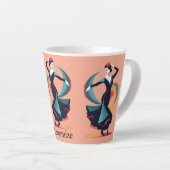 Tasse Latte Danseuse flamenco Thunder_Cove (Angle droit)