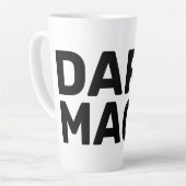 Tasse Latte Dark Maga Funny Halloween Trump Elon 2024 (Angle gauche)