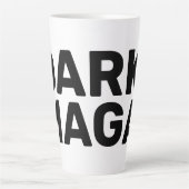 Tasse Latte Dark Maga Funny Halloween Trump Elon 2024 (Devant)