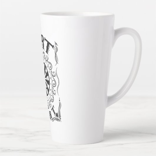 Tasse Latte Dart est mon sport (Droite)