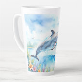 Tasse Latte Dauphin (Angle gauche)