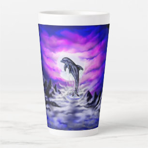 Tasse Latte Dauphin clair de lune