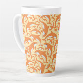 Tasse Latte Dauphins mignons (Angle gauche)