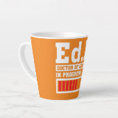 Tasse Latte Ddd Doctor of Education Ed D (Angle gauche)