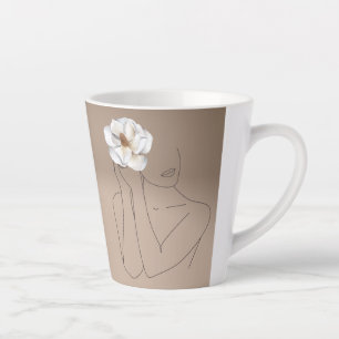 Tasse Latte De Belles Lignes, Magnolia
