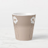 Tasse Latte De Belles Lignes, Magnolia (Devant)