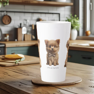 Tasse Latte 🐾 de de chiens croustillants 🐶