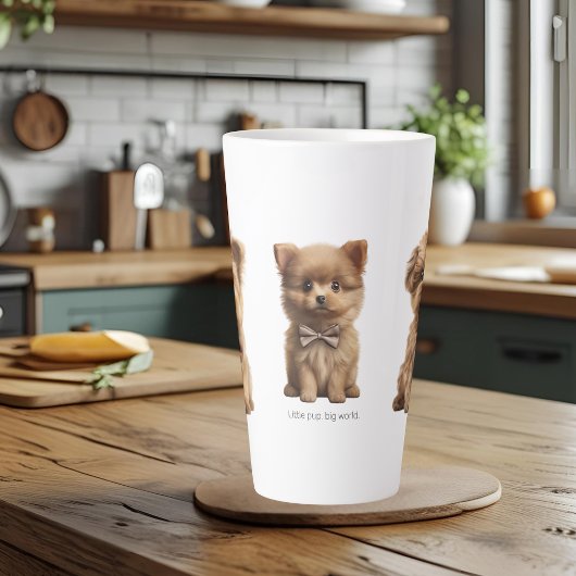 Tasse Latte 🐾 de de chiens croustillants 🐶