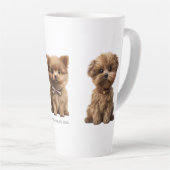 Tasse Latte 🐾 de de chiens croustillants 🐶 (Angle droit)