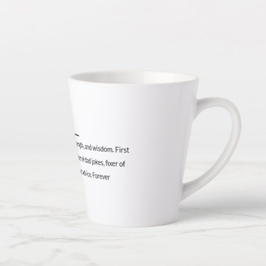 Tasse Latte ☕ de définition papa | Gif de la fête des pères (Droite)