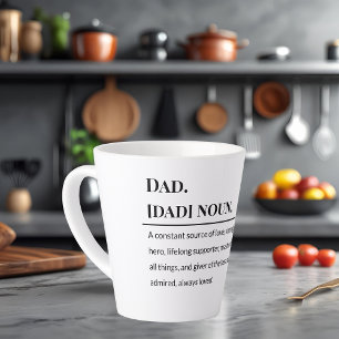 Tasse Latte ☕ de définition papa   Gif de la fête des pères
