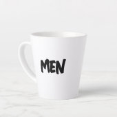 Tasse Latte de petite taille avec police Sunlight (Angle gauche)