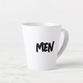 Tasse Latte de petite taille avec police Sunlight (Angle droit)