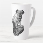 Tasse Latte Début doux, duo joyeux (Angle droit)
