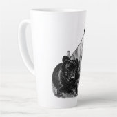 Tasse Latte Début doux, duo joyeux (Angle gauche)