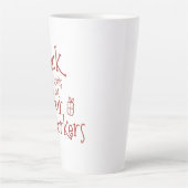 Tasse Latte Deck The Halls Office Humor (Devant)