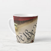 Tasse Latte Déclaration d'indépendance (Angle gauche)