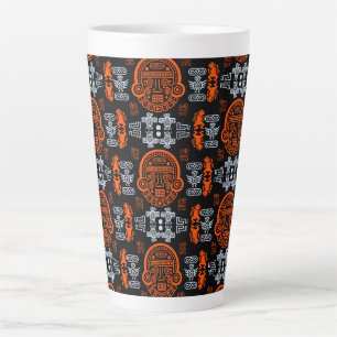 Tasse Latte Décor intérieur inca Aztec