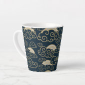 Tasse Latte Décor Japandi (Angle gauche)