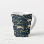Tasse Latte Décor Japandi (Angle droit)