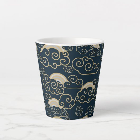 Tasse Latte Décor Japandi (Devant)