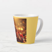 Tasse Latte Décorations de Noël 3 (Angle droit)