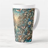 Tasse Latte Découvrez l'enchantement dans chaque sip (Angle droit)