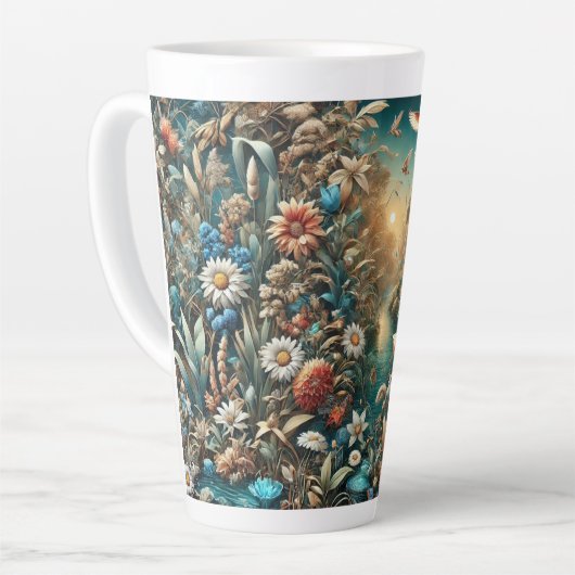 Tasse Latte Découvrez l'enchantement dans chaque sip (Angle gauche)