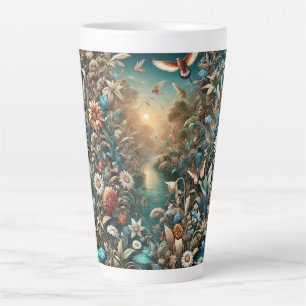 Tasse Latte Découvrez l'enchantement dans chaque sip