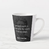 Tasse Latte Définir une valeur : Marcus Aurelius sur les valeu (Droite)