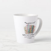 Tasse Latte Définition de "Booktrovert" (Angle droit)