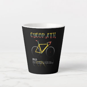 Tasse Latte Définition Drôle Vélo Addict Cadeau pour