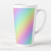 Tasse Latte Dégradé arc-en-ciel (Droite)