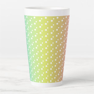 Tasse Latte dégradé coloré de bulle arc-en-ciel