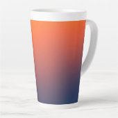 Tasse Latte Dégradé Midnight Ember (Angle droit)