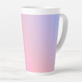 Tasse Latte Dégradé pastel de barbe à papa rêveur (Angle droit)