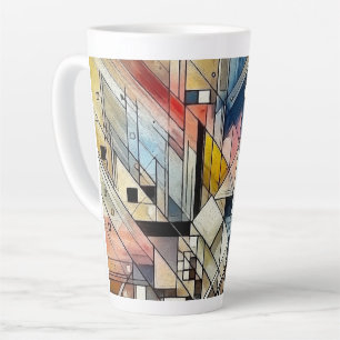 Tasse Latte Délice géométrique