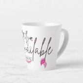 Tasse Latte Délicieusement indisponible (Angle droit)