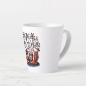 Tasse Latte Délicieux café d'Halloween pour les Sips Éffrayant (Angle droit)