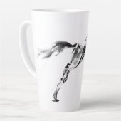 Tasse Latte Demain avec Jumping cheval (Angle gauche)