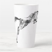Tasse Latte Demain avec Jumping cheval (Devant)
