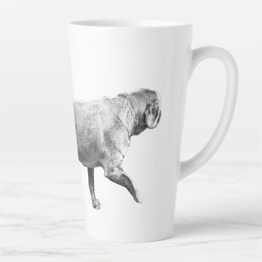 Tasse Latte démarche douce givré (Droite)